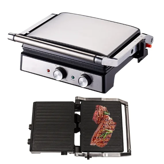 1 Electric Panini Grill 4 slice
